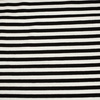 STREIFEN WEIß / SCHWARZ 0,7cm x 0,7cm - Viskose Jersey