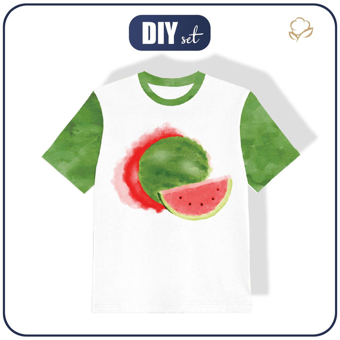 KINDER T-SHIRT - WASSERMELONE - Nähset