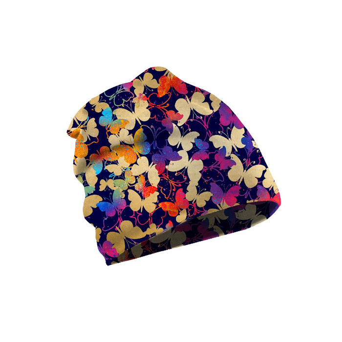 KID'S CAP AND SCARF (CLASSIC) - BUTTERFLIES / colorful 51-54