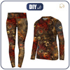 THERMO KOMPLET DAMSKI (JANE) - alcohol ink wz.15 - zestaw do uszycia
