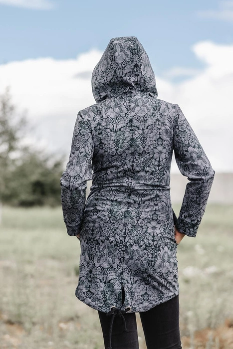 DAMENPARKA (ANNA) - ZAUBER DAMASCO m. 1 (ZAUBERSCHULE) / grau - Softshell M