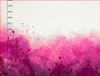SPECKS (fuchsia) - dress panel Cotton muslin