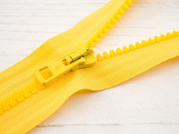 Plastic Zipper 5mm open-end 50cm - lemon B-29
