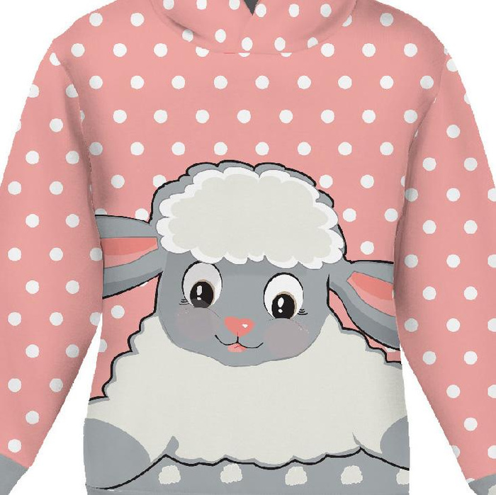 DZIECIĘCA BLUZA Z KAPTUREM (ALEX) - OWIECZKA BASIA - zestaw do uszycia