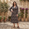 RETRO GEOMETRIC WZ. 15 - looped knit fabric with elastane ITY