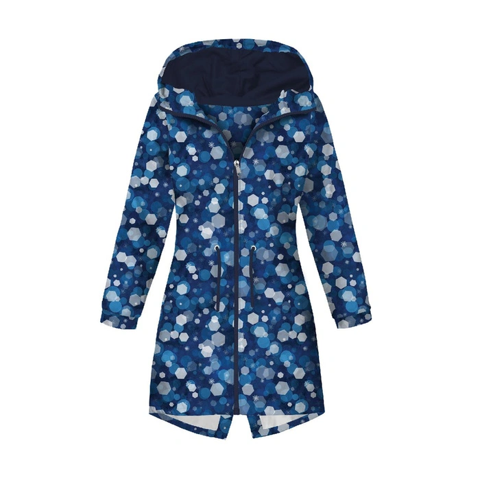 PARKA DAMSKA (ANNA) - ZIMOWE HEKSAGONY (WINTER IS COMING) - softshell XXL