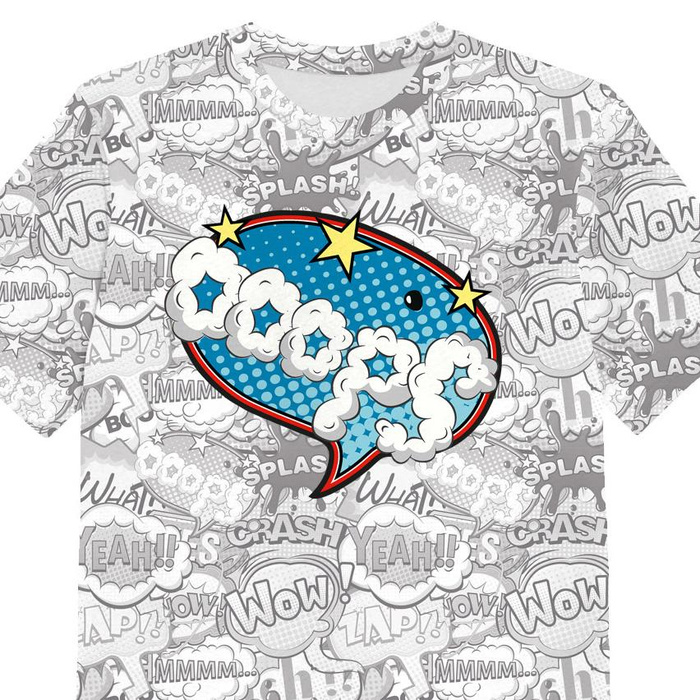 KINDER T-SHIRT- COMICS / ooops - Single Jersey (104/110)