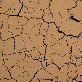 VERBRANNTE ERDE (schwarz) / B-03 - Kaffee