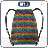 GYM BAG - HOLOGRAPHIC RAINBOW Pat. 2 - sewing set