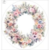 Groß Tellerrock-Panel - Viskose Jersey - FLOWERS WZ. 23
