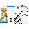 2-PACK - KID’S T-SHIRT - WHITE NINJA - sewing set (116/122)