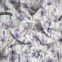 PASTEL FLOWERS WZ. 33 - Mušelín bavlněný