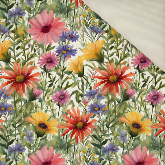FLOWERS MEADOW WZ. 2 - Upholstery velour 