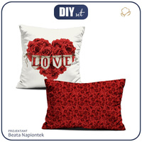 OZDOBNÉ POLŠTÁŘE - LOVE / Růže