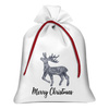 Geschenkbeutel - RENTIERE (NORDIC CHRISTMAS) - groß