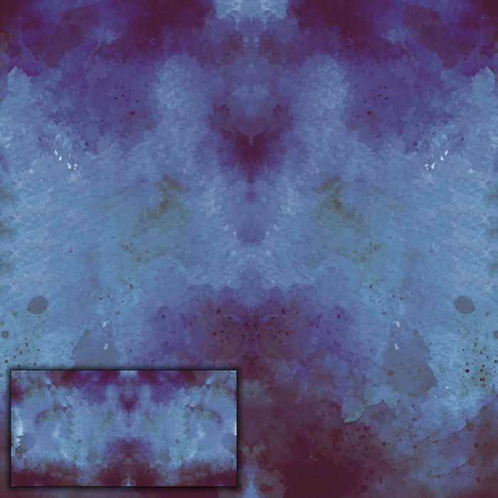 BLUE SPECKS - Paneel (80cm x 155cm) SINGLE JERSEY ITY