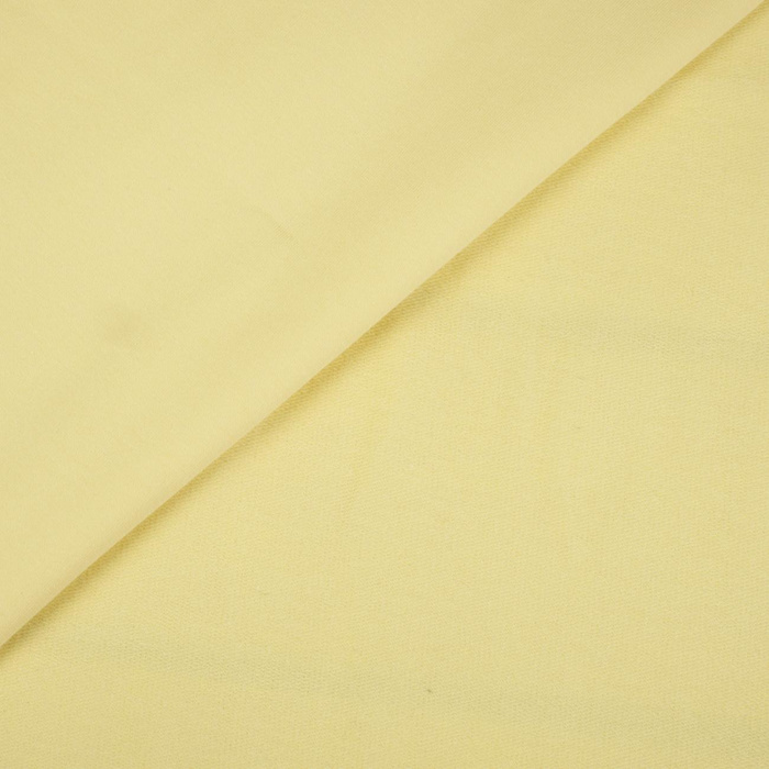 D-173 YELLOW - looped knitwear with elastan