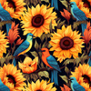 Sunflowers wz. 3 - lycra 300g