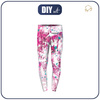 MÄDCHEN THERMO LEGGINGS (DORA) - PINK SPLATTER - Nähset 104