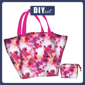 Taška XL s sáčkem 2 v 1 - ALCOHOL PASTEL WZ. 6 - sada siti