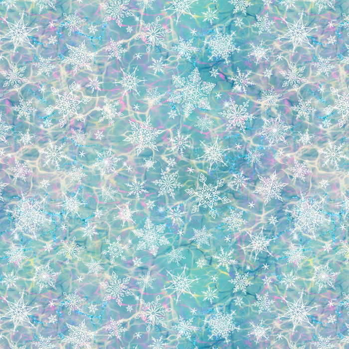 SNOWFLAKES PAT. 2 / RAINBOW OCEAN pat. 2