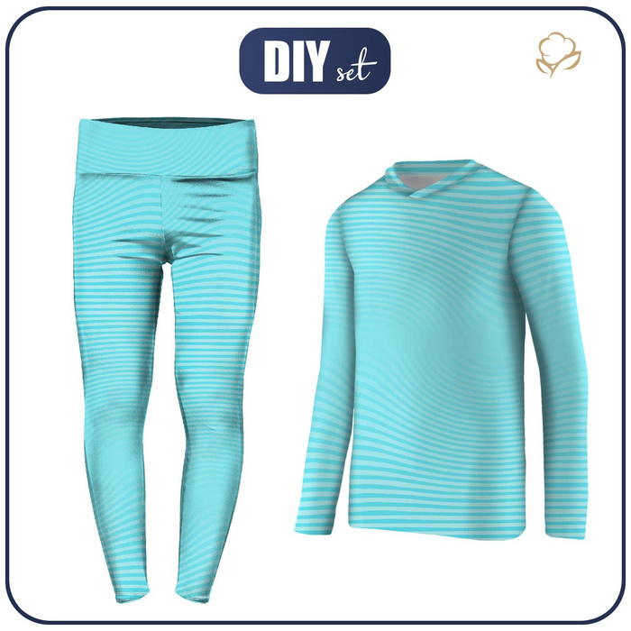 THERMO MÄDCHEN SET (NANCY) - WAVY LINES - Nähset 146