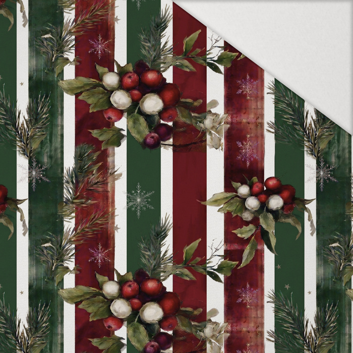 CHRISTMAS STRIPES WZ.3 - Hydrophobic brushed knit