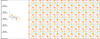 LET IT SNOW / stars and snowflakes (CHRISTMAS PENGUINS) - PANORAMIC PANEL 60 cm