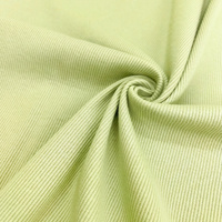 Pletenina žebrovaná - Lime Cream (D-205)