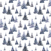 WALD M.2 (GEMALTER WALD) - Cotton woven fabric