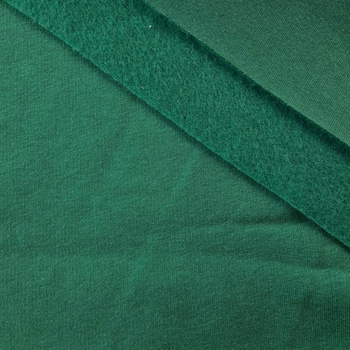 M-21 BOTTLE GREEN - silná teplákovina počesaná D300