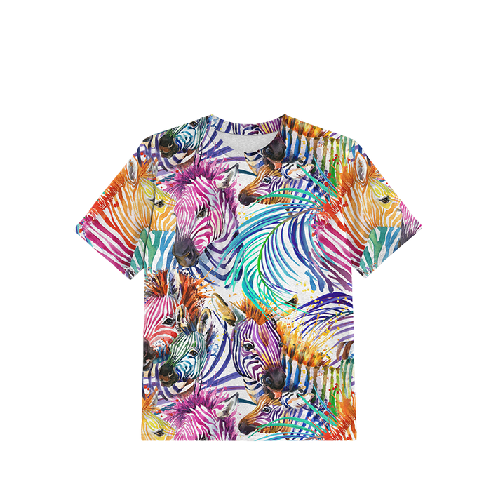 2-PACK - T-SHIRT DZIECIĘCY - TĘCZOWY - ZESTAW DO USZYCIA (152/158)