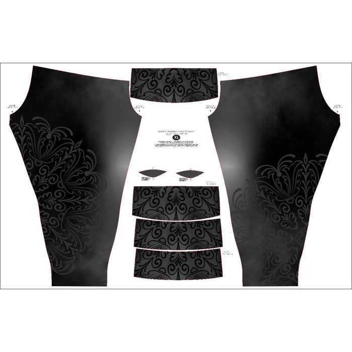 Ženy thermo legíny (GRETA) - MISTY MANDALA - Sada šití M