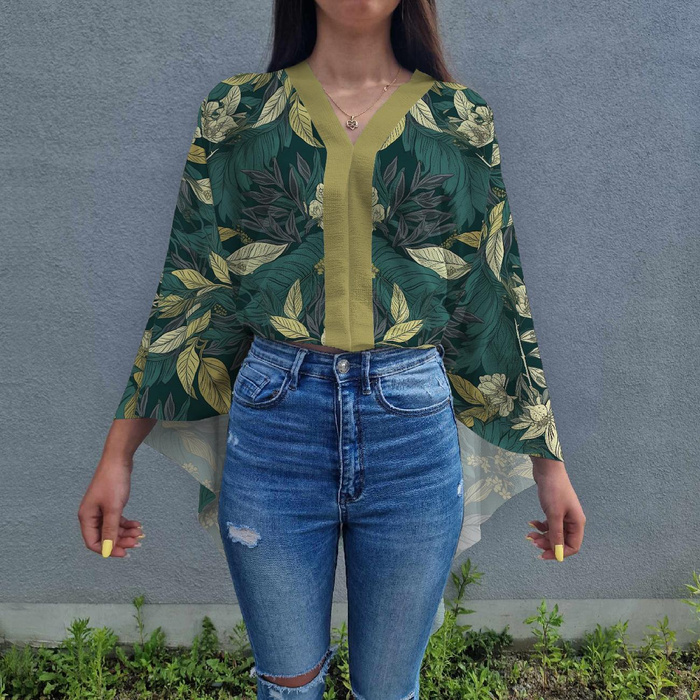 PAREO - GREEN LEAVES VZ.3 - Sada šití 