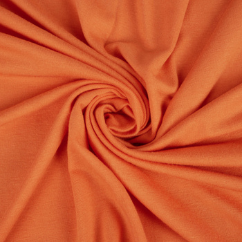 W-07 POMARAŃCZOWY (ORANGE) - dzianina wiskozowa single jersey 210g
