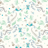 HUMMINGBIRDS  - Cotton muslin