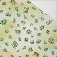 MINI MONSTERA / WATERCOLOR WONDERS - Hydrophobic brushed knit