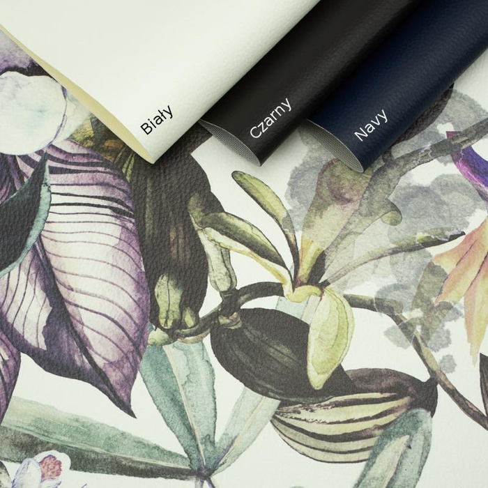 PARADISE FLOWERS (46 cm x 50 cm) - thick pressed leatherette