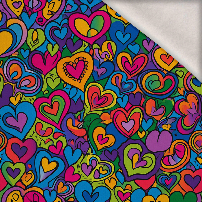 VALENTINE'S DAY 28 - Wintersweat angeraut mit Elastan ITY