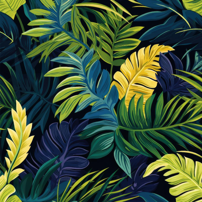 GREEN LEAVES WZ. 2 - single jersey 