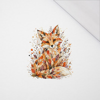 AUTUMN FOX - panel (60cm x 50cm) SINGLE JERSEY
