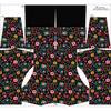BLUZA DAMSKA (FURIA) NIETOPERZ Z KOMINEM - FLOWERS 3D WZ. 9 - zestaw do uszycia - XS