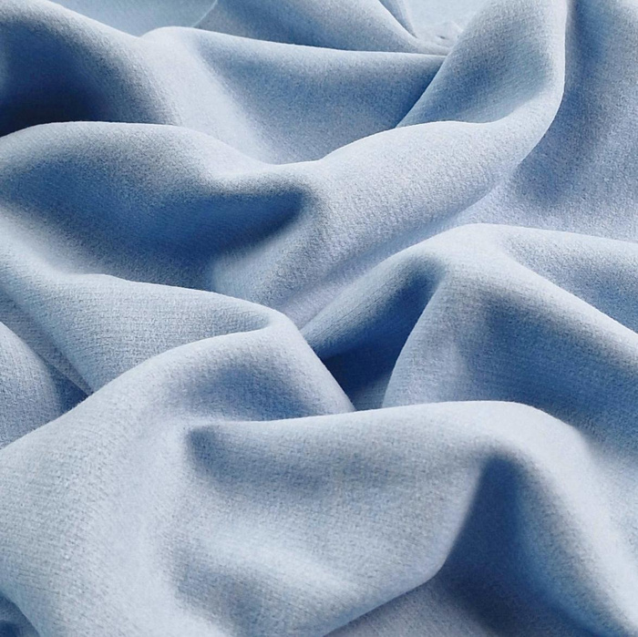 Brushed Sweater Knit - LIGHT BLUE/ BABY BLUE 