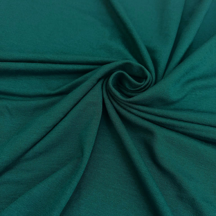 Dzianina wiskozowa single jersey 210g - DARK TEAL (WD-410) / CYRANECZKA