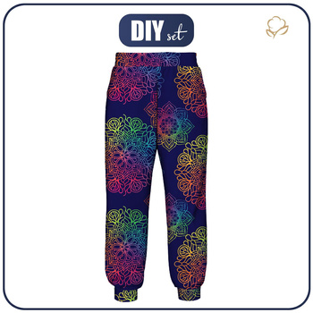 WOMEN'S JOGGERS (NOEMI) - MANDALA pat. 4 - sewing set