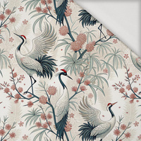 Japanese Garden wz.1 (birds) - Viskose Jersey