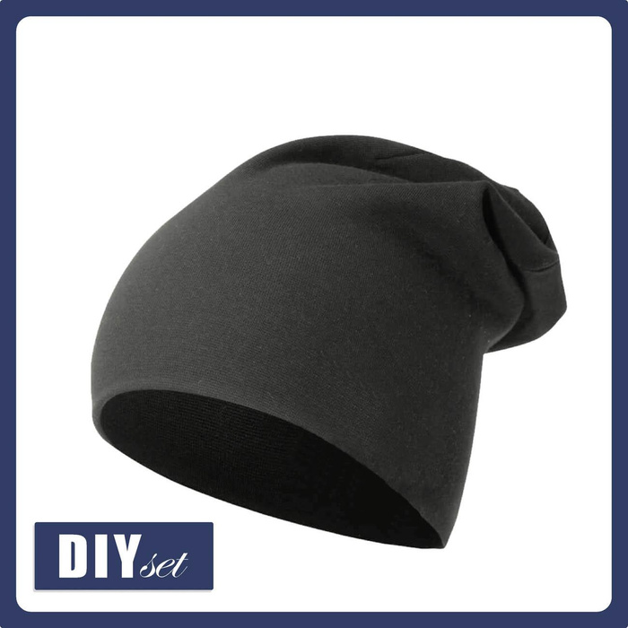 BEANIE CAP - GRAPHITE - sewing set