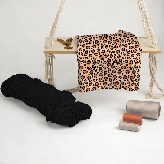 LEOPARD / SKVRNY- Potahový velur 