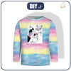 Longsleeve - RAINBOW OCEAN pat. 1 / panda - sewing set