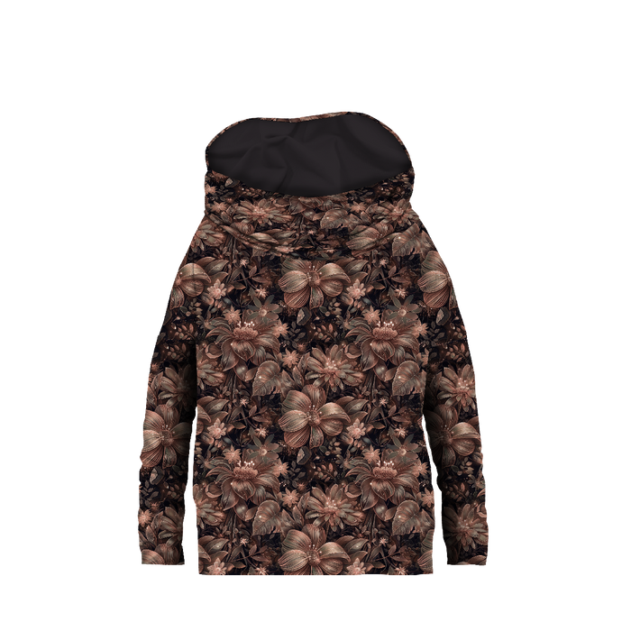 FLOWERS WZ.10/ Mocha Mousse  - Hydrofobní česaná teplákovina